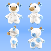 Belle The Blue Cow Crochet Kit