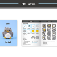 Luna The Owl Crochet Pattern & Video