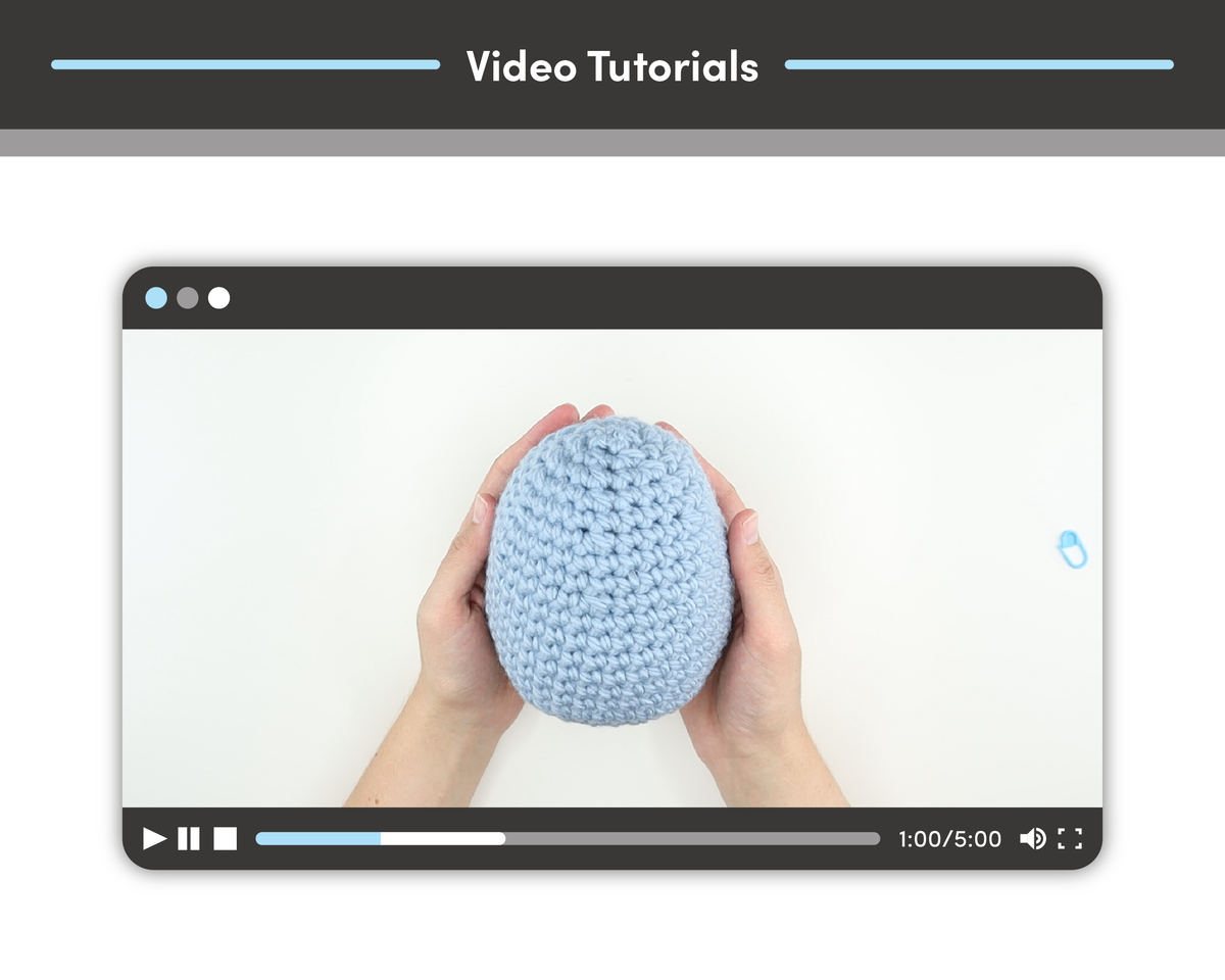 Nico The Grey Cat Crochet Pattern & Video – Animal Crochet Store