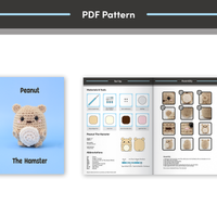 Peanut The Hamster Crochet Pattern & Video