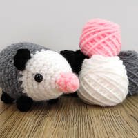 Roadkill The Opossum Crochet Kit