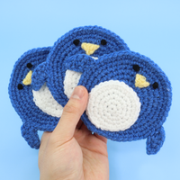 Pudgy The Penguin Coaster Crochet Kit
