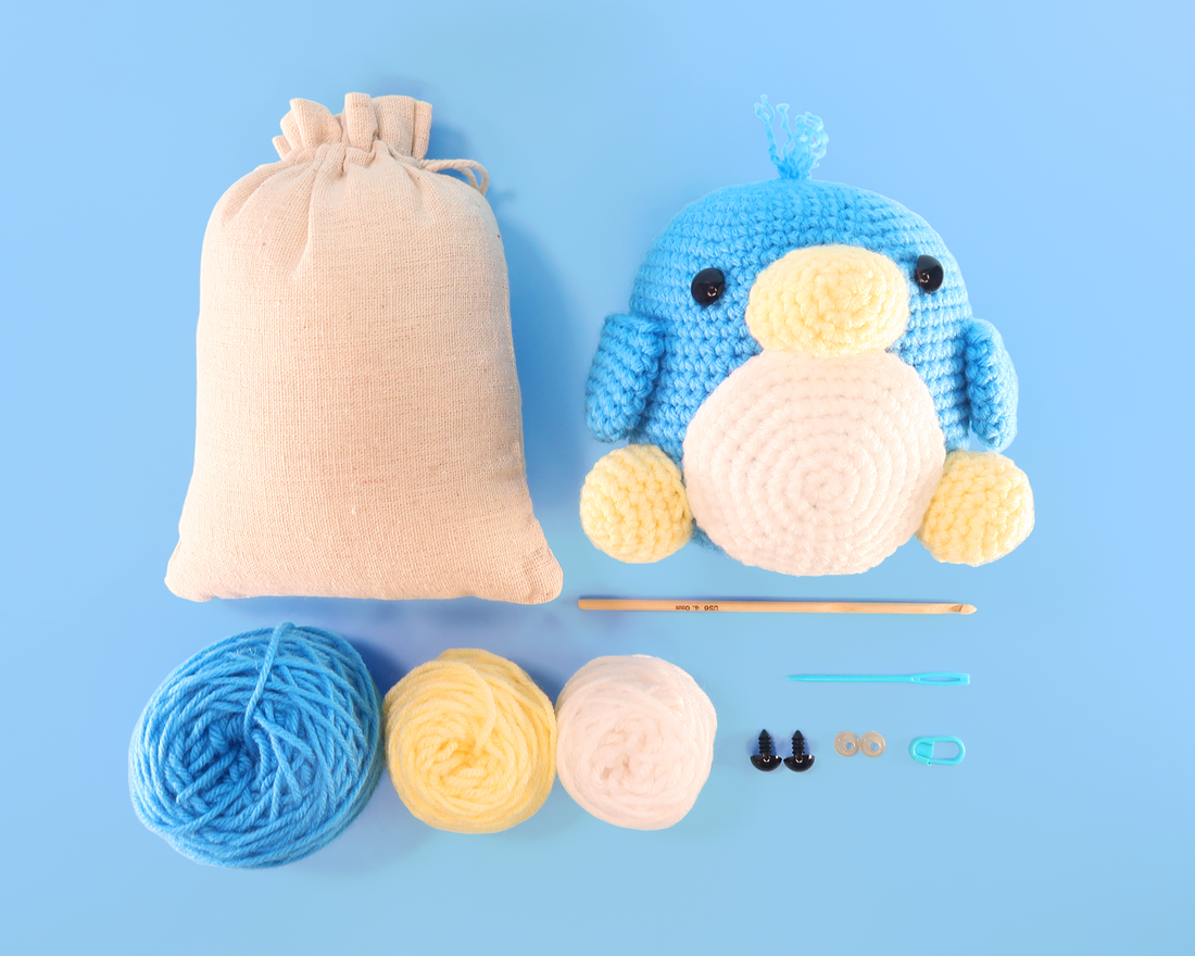 Big Penguin Crochet Kit & Pattern