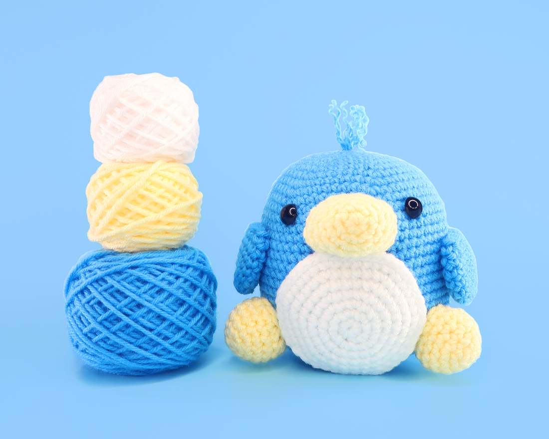 Big Penguin Crochet Kit & Pattern