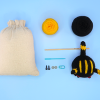Black Cat Ball Crochet Kit & Pattern