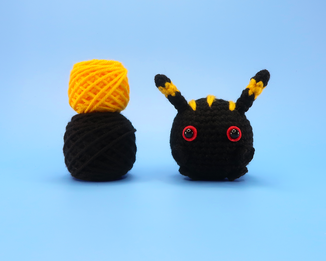 Black Cat Ball Crochet Kit & Pattern