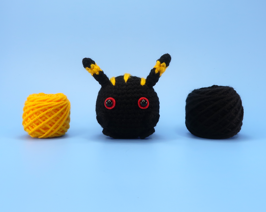 Black Cat Ball Crochet Kit & Pattern