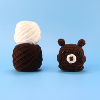 Brown Bear Crochet Kit & Pattern