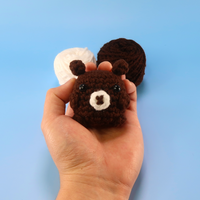 Brown Bear Crochet Kit & Pattern