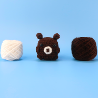 Brown Bear Crochet Kit & Pattern