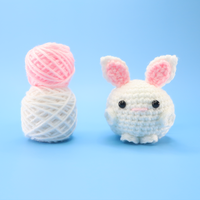 Bunny Ball Crochet Kit & Pattern