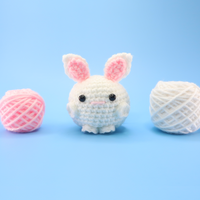 Bunny Ball Crochet Kit & Pattern