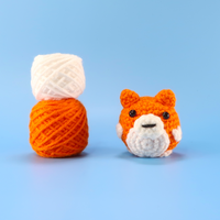 Corgi Dog Crochet Kit & Pattern