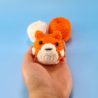 Corgi Dog Crochet Kit & Pattern
