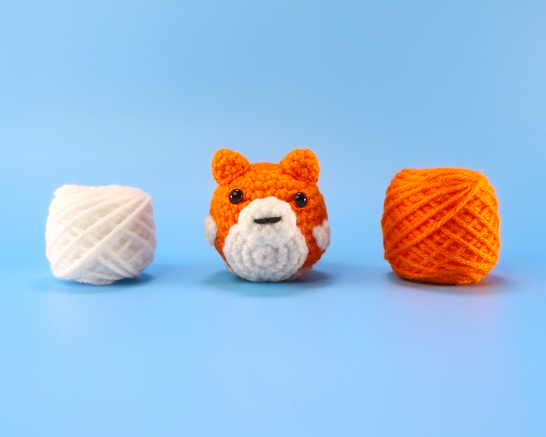 Corgi Dog Crochet Kit & Pattern