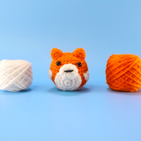 Corgi Dog Crochet Kit & Pattern
