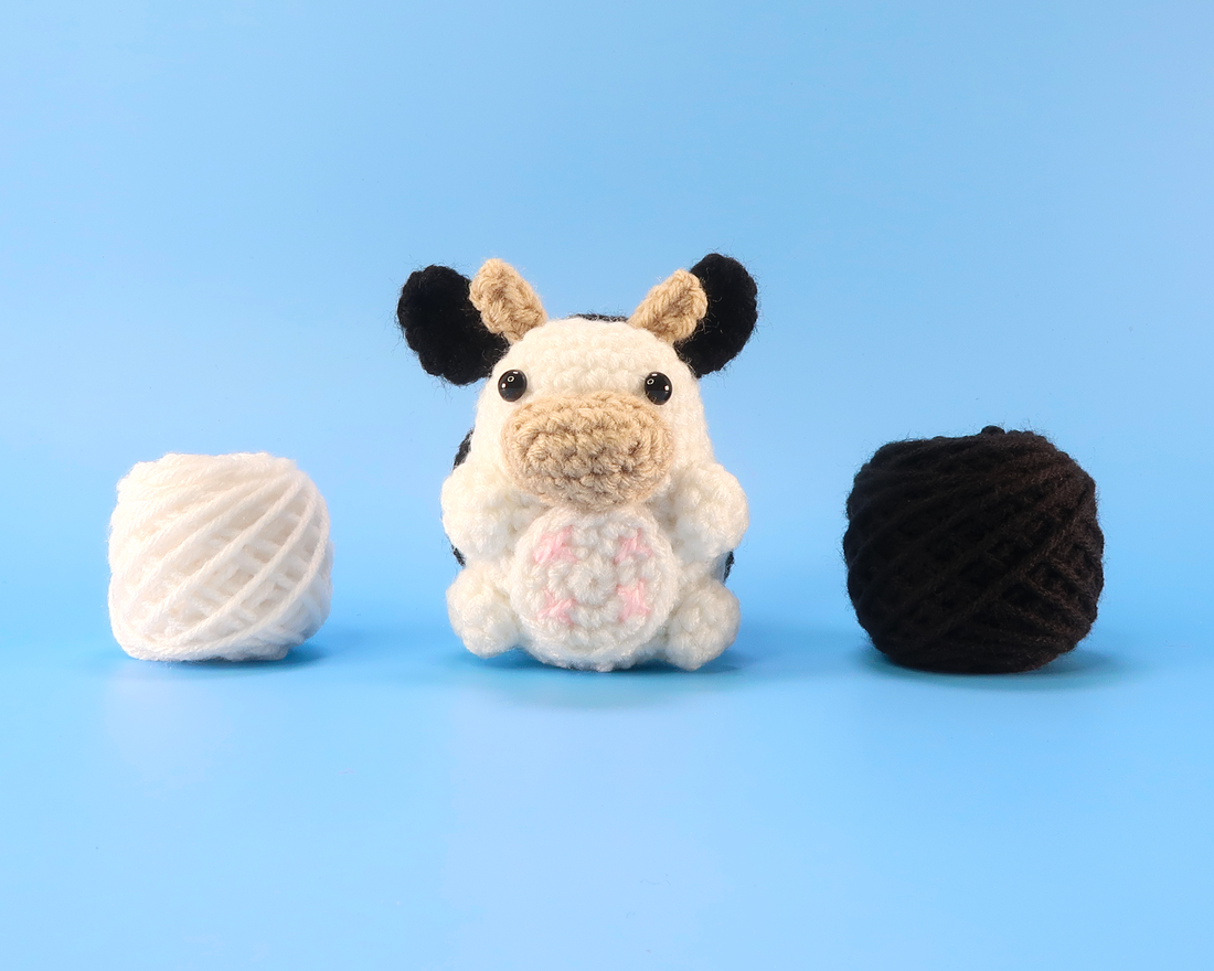 Cow Crochet Kit & Pattern