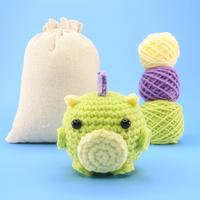 Dinozilla Ball Crochet Kit & Pattern