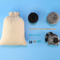 Grey Cat Crochet Kit & Pattern