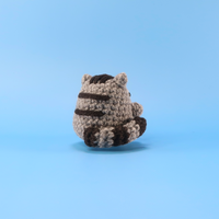Grey Cat Crochet Kit & Pattern