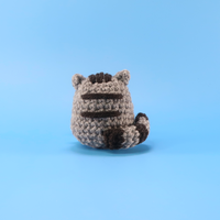 Grey Cat Crochet Kit & Pattern