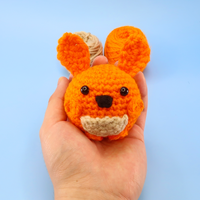 Kangaroo Ball Crochet Kit & Pattern