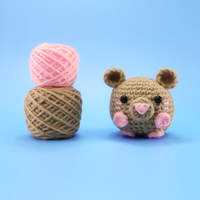 Mouse Ball Crochet Kit & Pattern