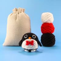 Mr. Penguin Crochet Kit & Pattern