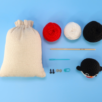 Mr. Penguin Crochet Kit & Pattern