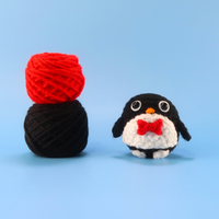 Mr. Penguin Crochet Kit & Pattern