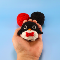 Mr. Penguin Crochet Kit & Pattern