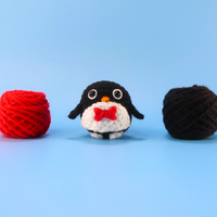 Mr. Penguin Crochet Kit & Pattern