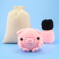 Pig Ball Crochet Kit & Pattern