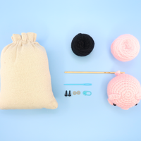 Pig Ball Crochet Kit & Pattern