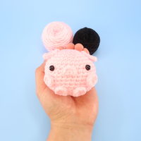 Pig Ball Crochet Kit & Pattern