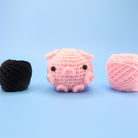 Pig Ball Crochet Kit & Pattern
