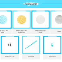 Penguin Ball Crochet Kit & Pattern