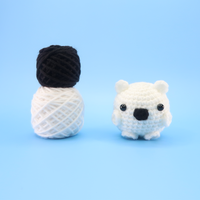 Polar Bear Ball Crochet Kit & Pattern