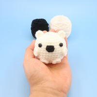 Polar Bear Ball Crochet Kit & Pattern