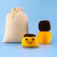 Purin Custard Pudding Crochet Kit & Pattern