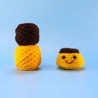 Purin Custard Pudding Crochet Kit & Pattern