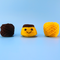 Purin Custard Pudding Crochet Kit & Pattern