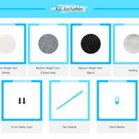 Seal Ball Crochet Kit & Pattern