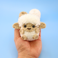Sheep Ball Crochet Kit & Pattern