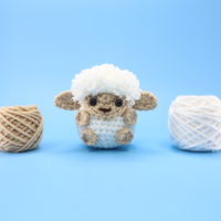 Sheep Ball Crochet Kit & Pattern
