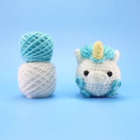 Unicorn Ball Crochet Kit & Pattern