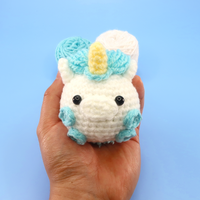 Unicorn Ball Crochet Kit & Pattern