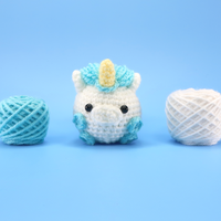 Unicorn Ball Crochet Kit & Pattern