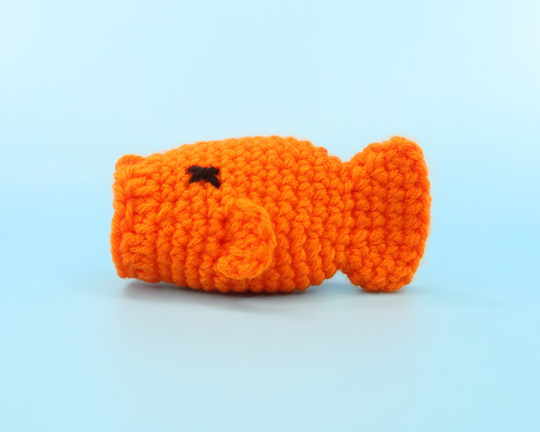 Fish Pouch Bag Crochet Kit & Pattern