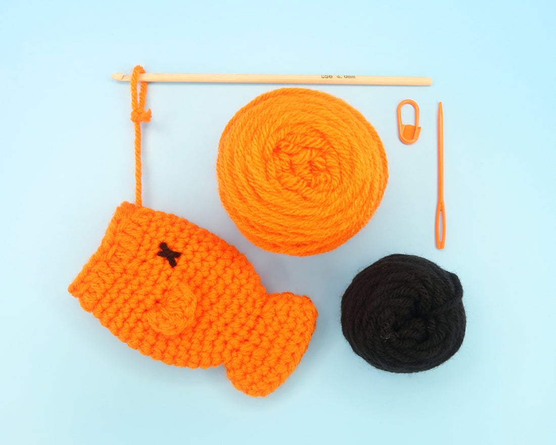 Fish Pouch Bag Crochet Kit & Pattern